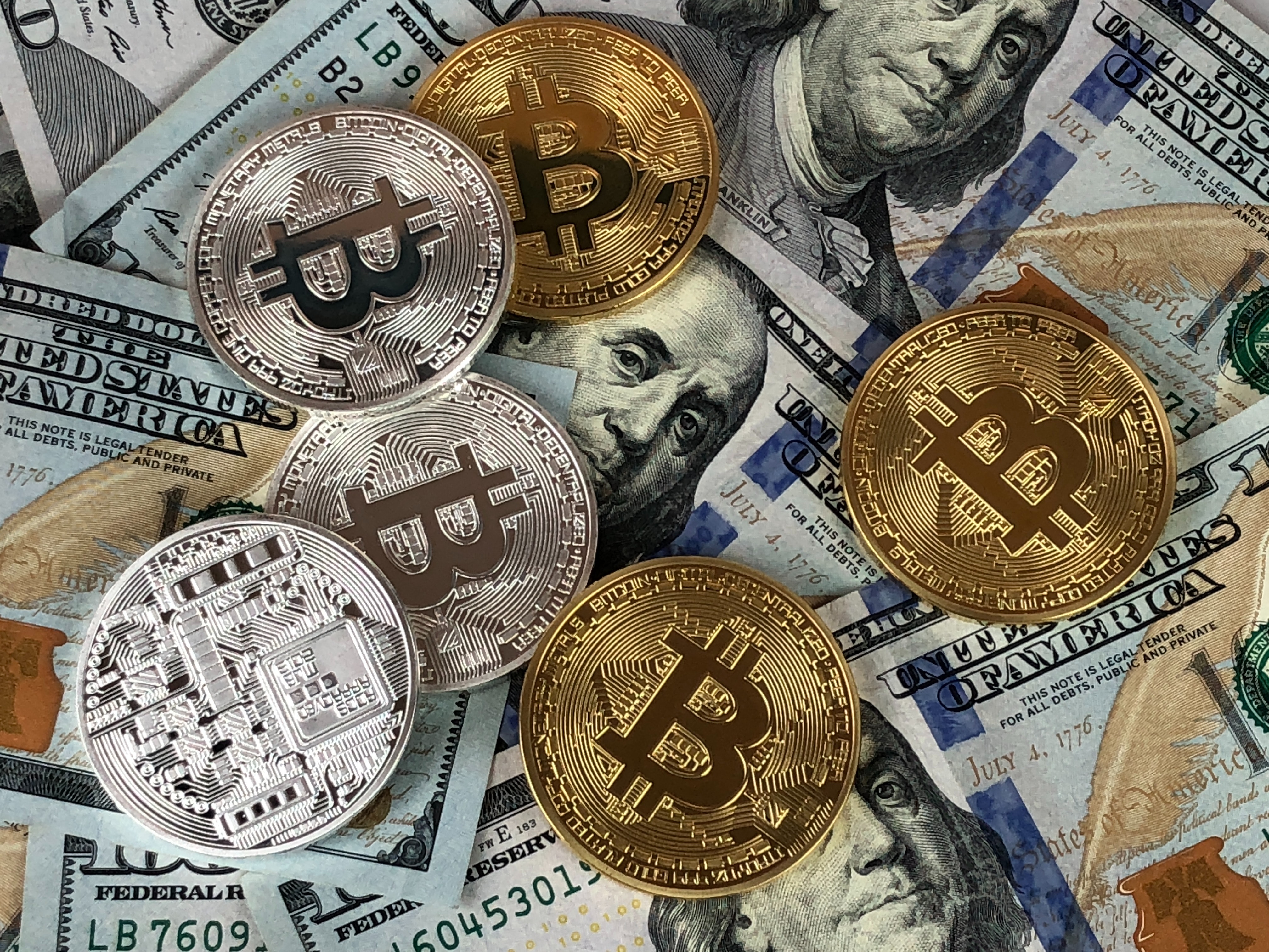 Bitcoins Photo by David McBee from Pexels (CC)