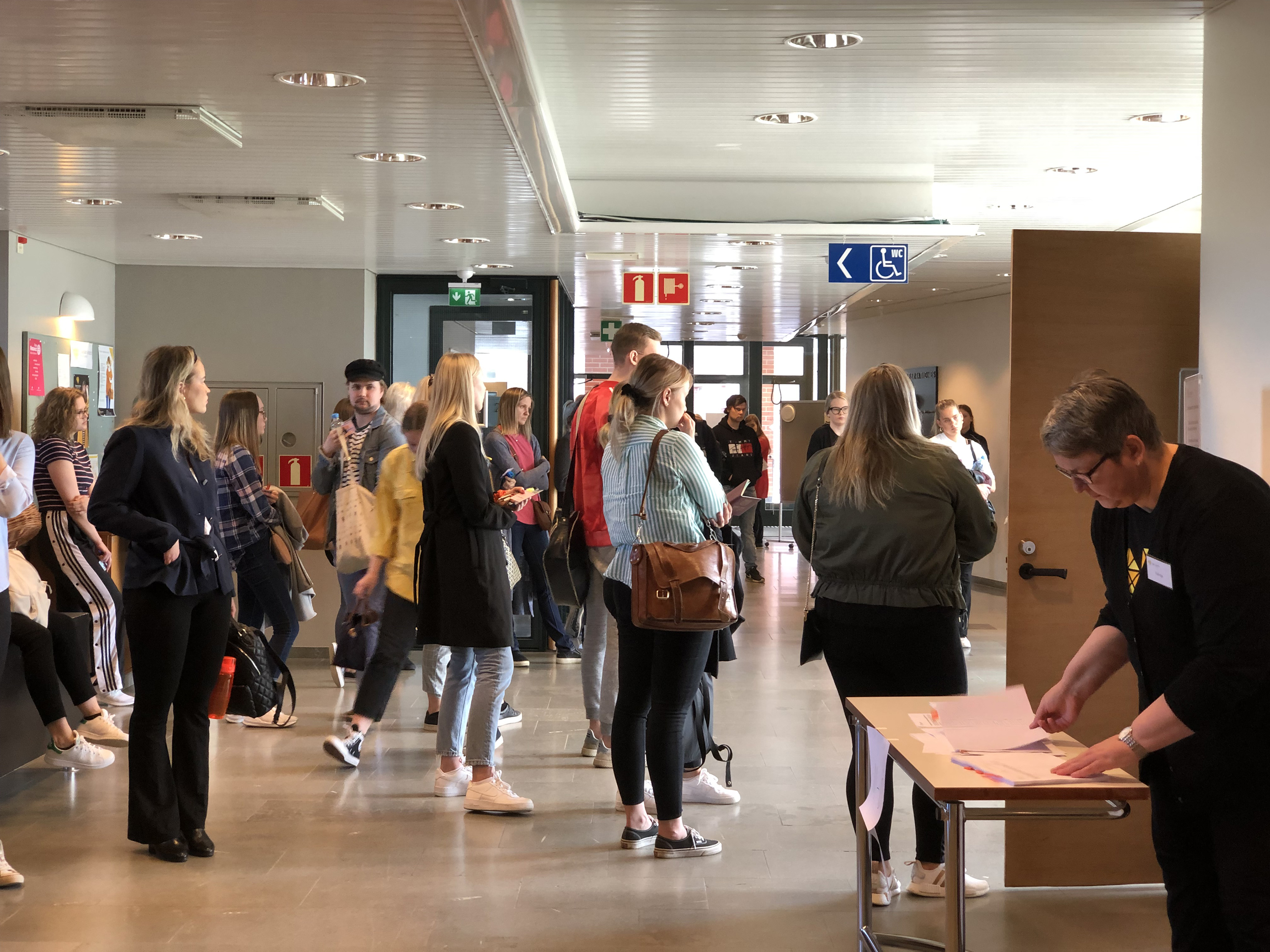 valintakoe Vaasan yliopistolla vuonna 2019