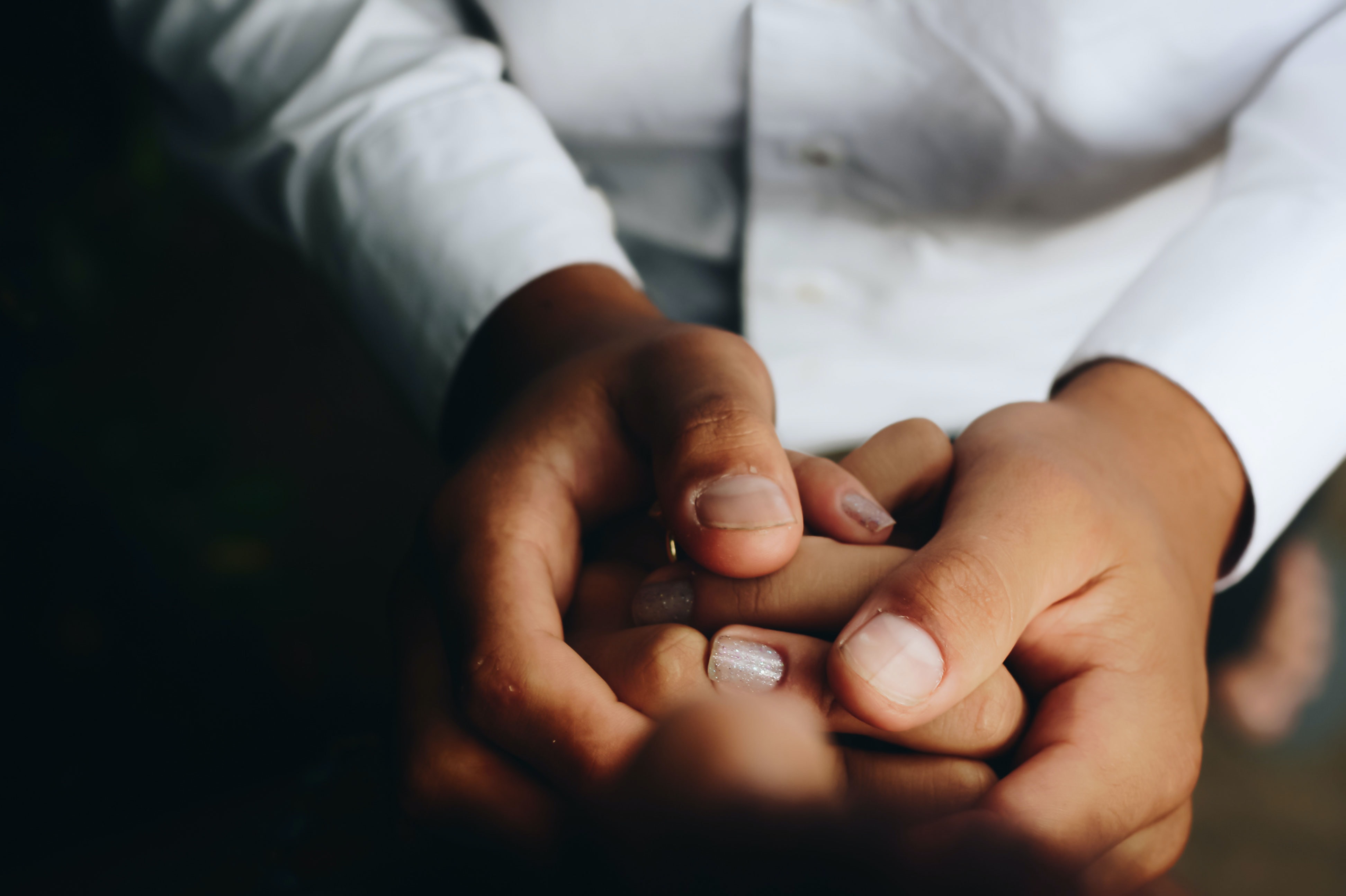 hands holding hands