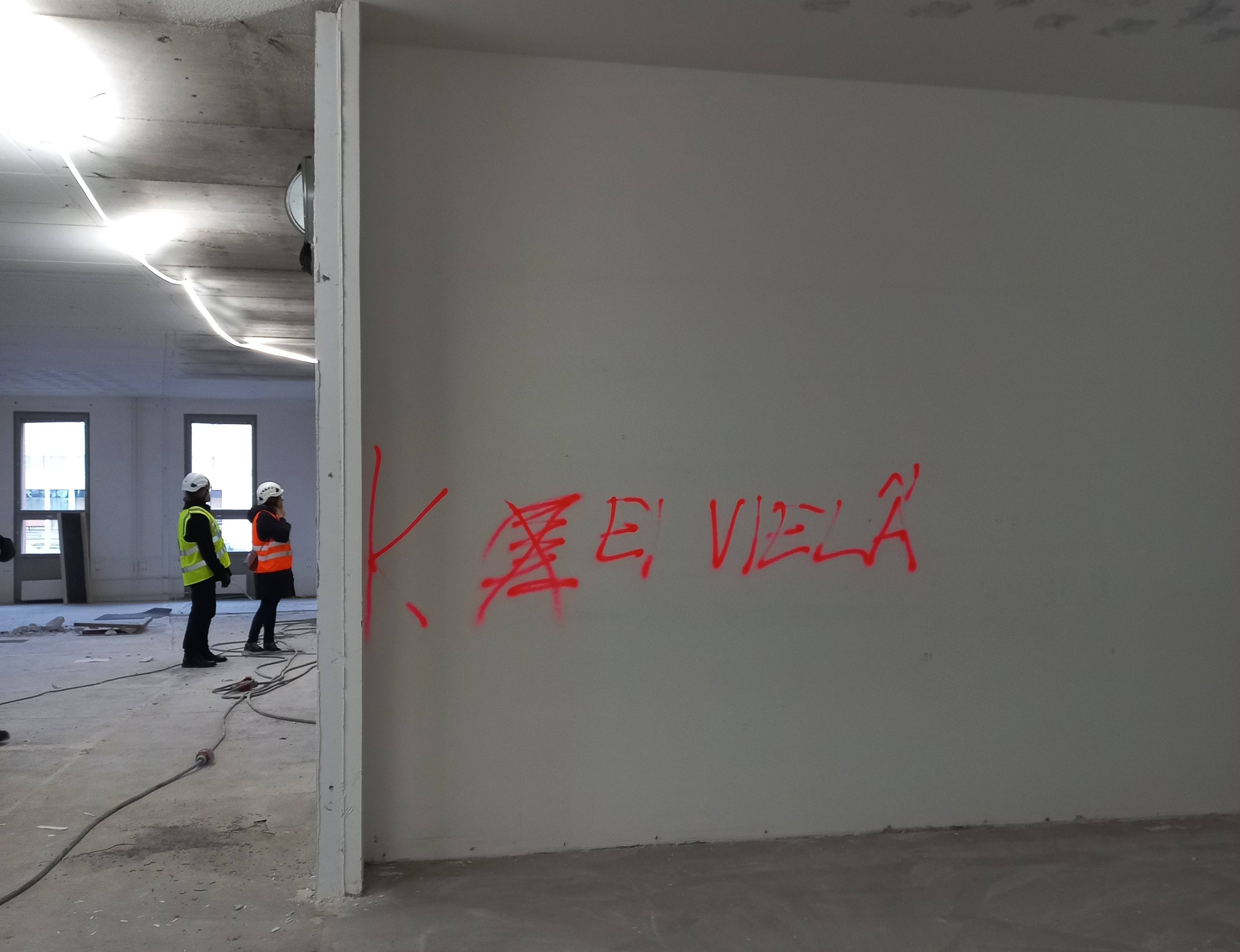 Picture in the Luotsi building during renovation