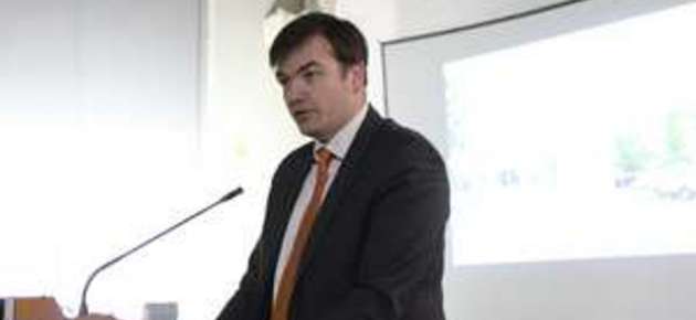 Wärtsilä Finlandin toimitusjohtaja Stefan Damlin harjannostajaisissa.