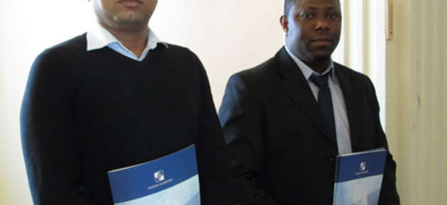 Narashima Boopathi Sivasubramanain ja/and Richard Addo-Tenkorang.