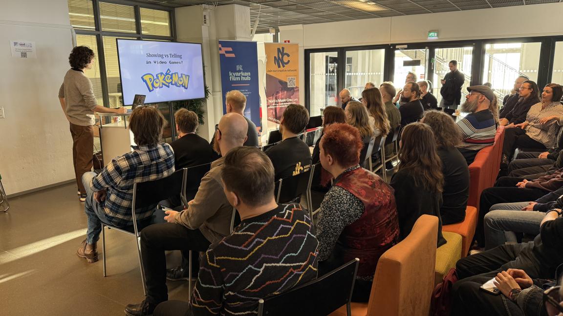 Hendrik Morkel's photo of the VSF during an IGDA event. 