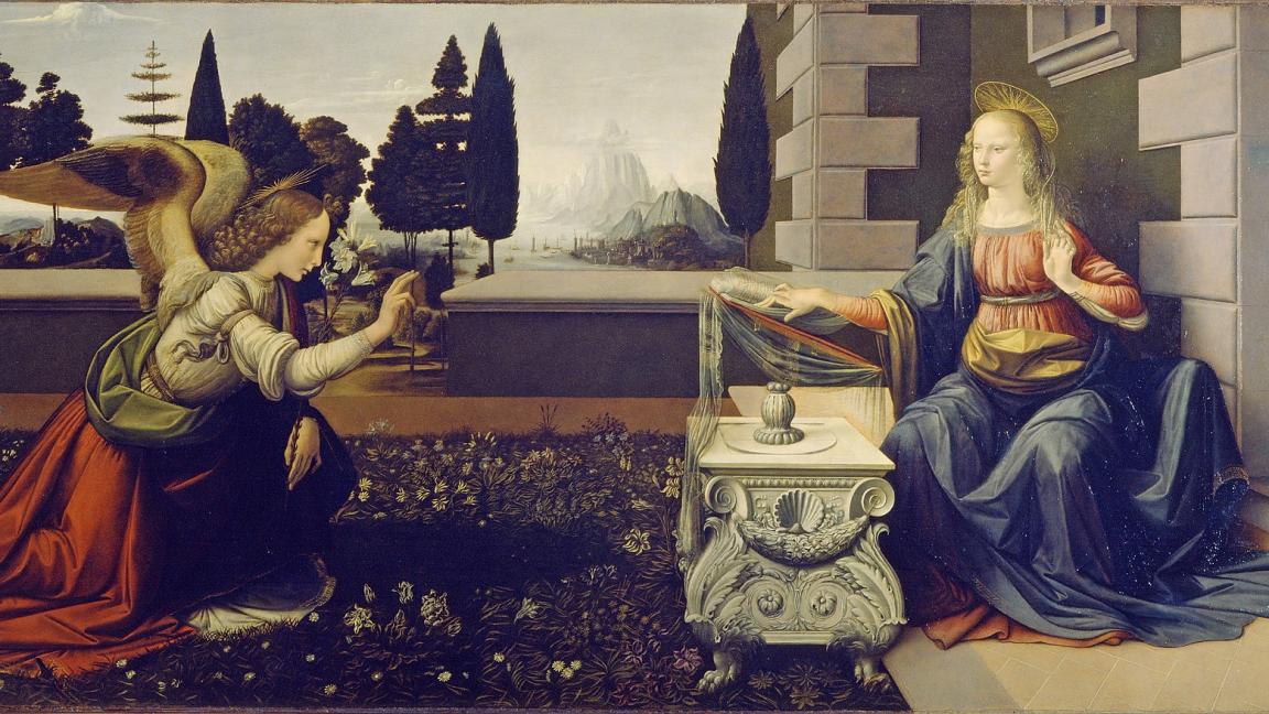 Leonardo da Vinci (1452-1519): Marian ilmestys (1475-1480)