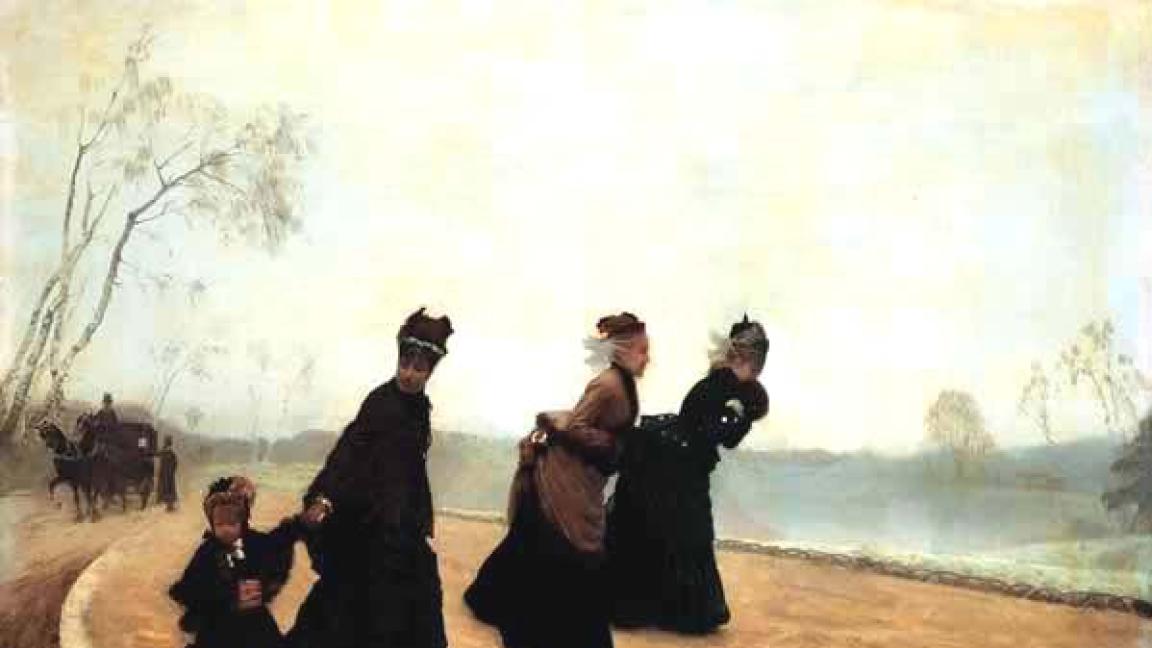 Giuseppe De Nittis (1846-1884): Onpa kylmä! (n. 1870)