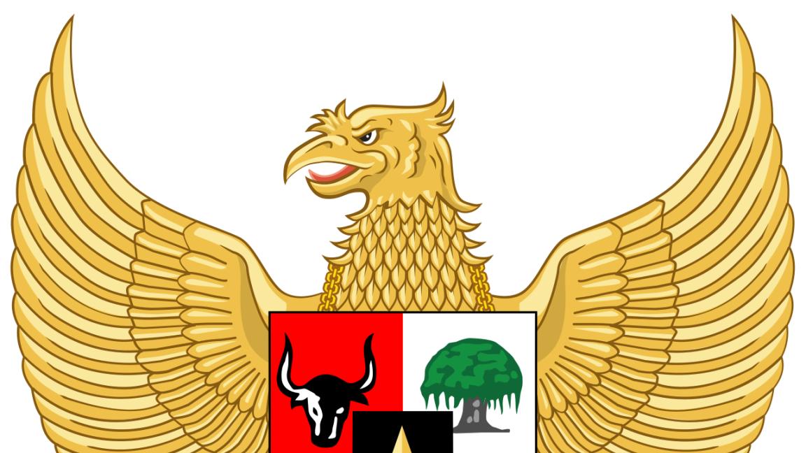 Indonesian tunnus Garuda-kotka