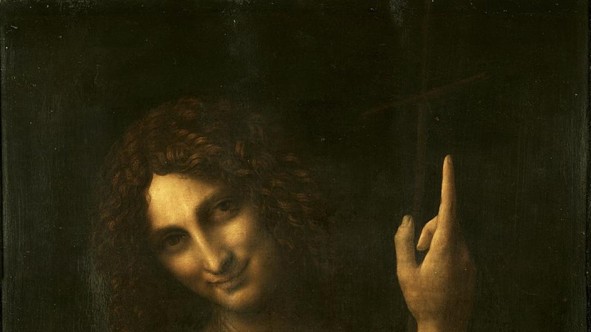  Leonardo da Vinci (1452-1519): Johannes Kastaja (1513-1516)