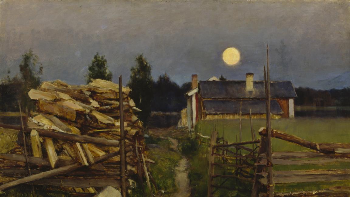 Eero Järnefelt (1863-1937): Kesäyön kuu (1889)