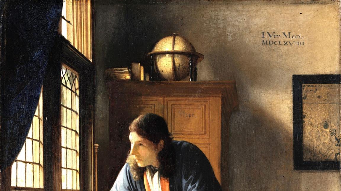 Johannes Vermeer (1632-1675): Maantieteilijä (1669)