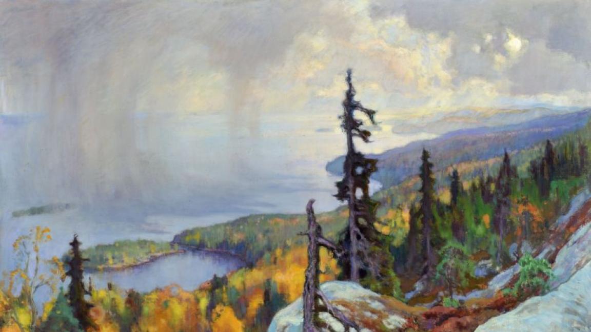 Eero Järnefelt (1863-1937): Maisema Kolilta (1930)