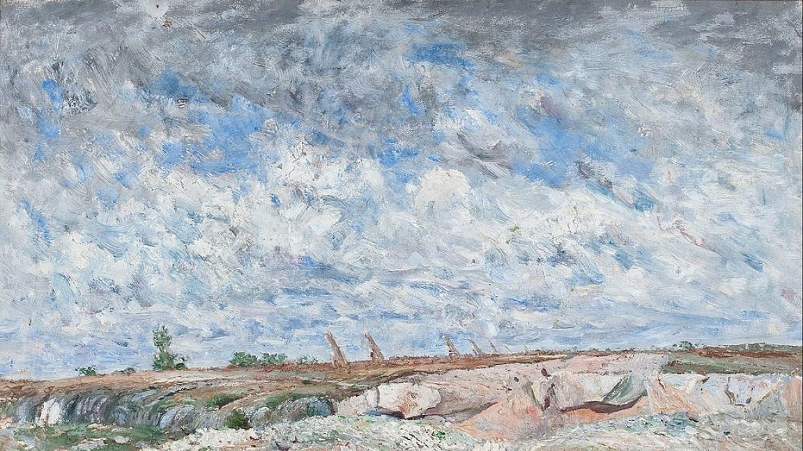 Carl Fredrik Hill (1849-1911): Pilvet purjehtivat maisemassa (1876)