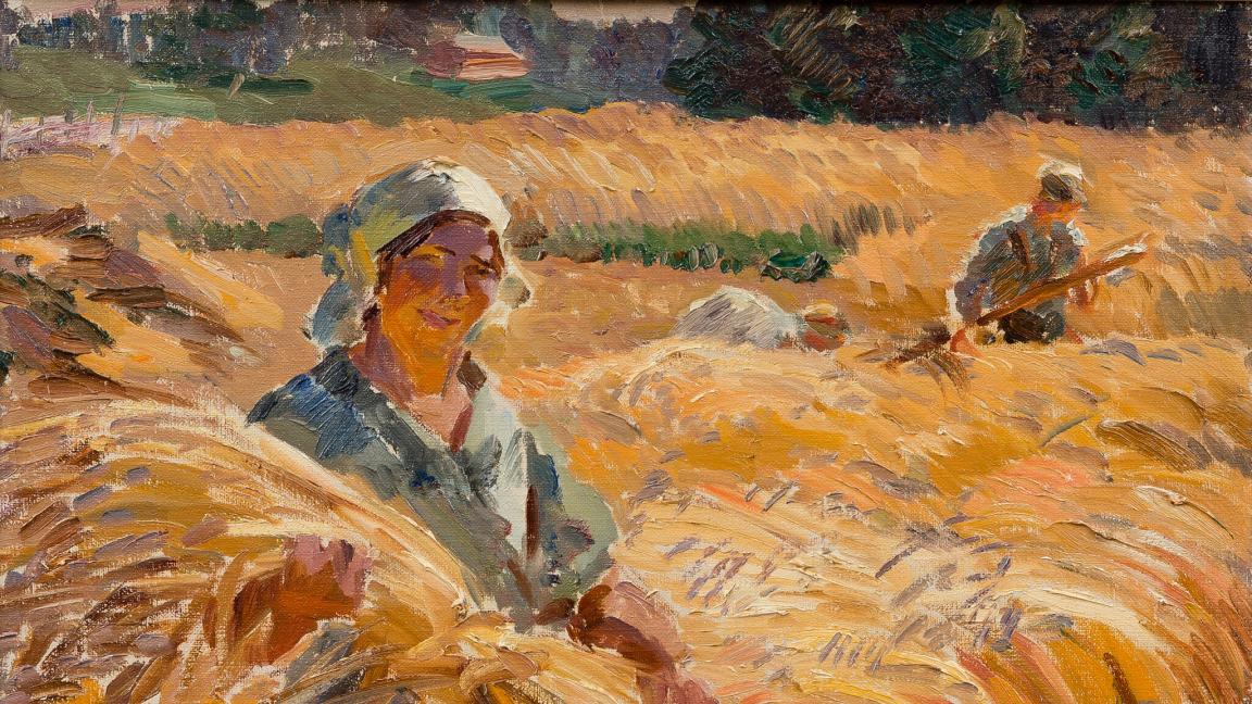 Santeri Salokivi (1886-1940): Sadonkorjuu (1937)