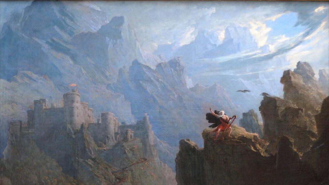 John Martin (1789-1854): Bardi (1817)