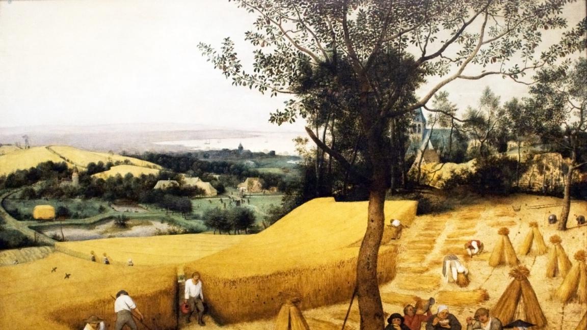 Pieter Brueghel (1525-1569): Elonkorjaajat (1565)