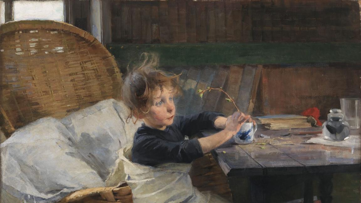 Helene Schjerfbeck (1862-1946): Toipilas (1888)