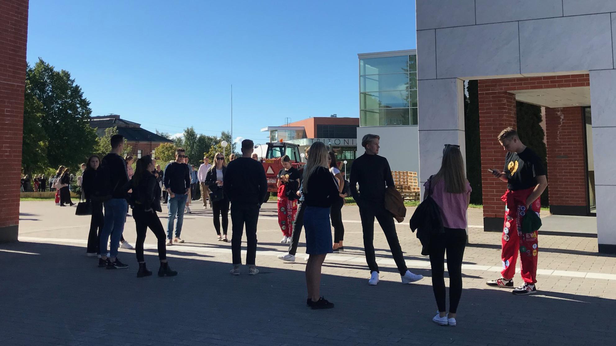 opiskelijoita Vaasan yliopistolla