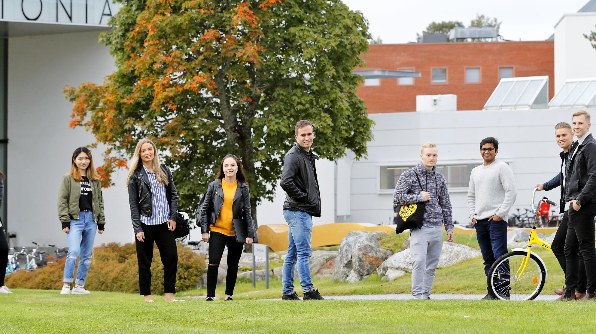 Students at the campus