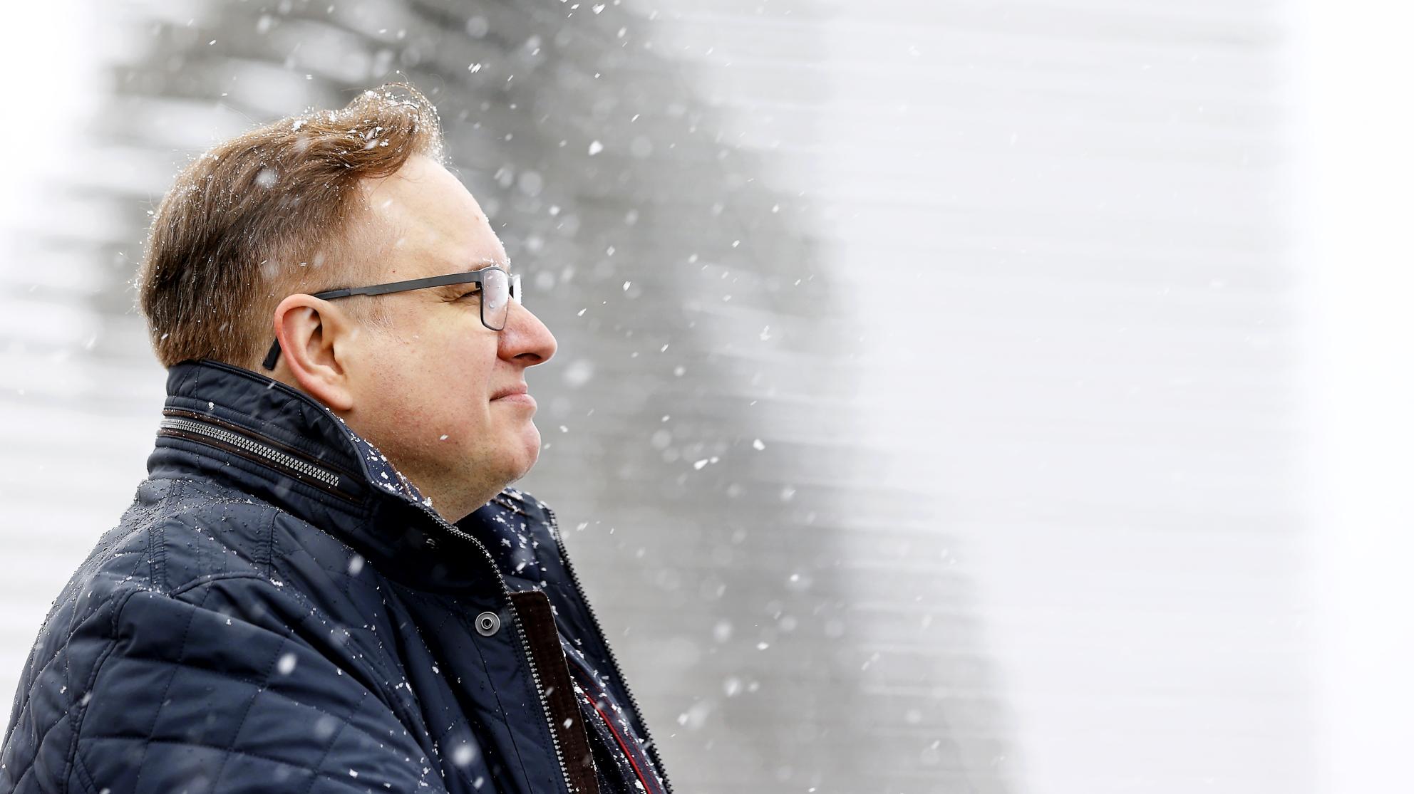 Martin Meyer, Vaasan yliopiston uusi kansainvälisten asioiden vararehtori ja InnoLab-tutkimusalustan johtaja. Kuva: Mikko Käkelä Martin Meyer