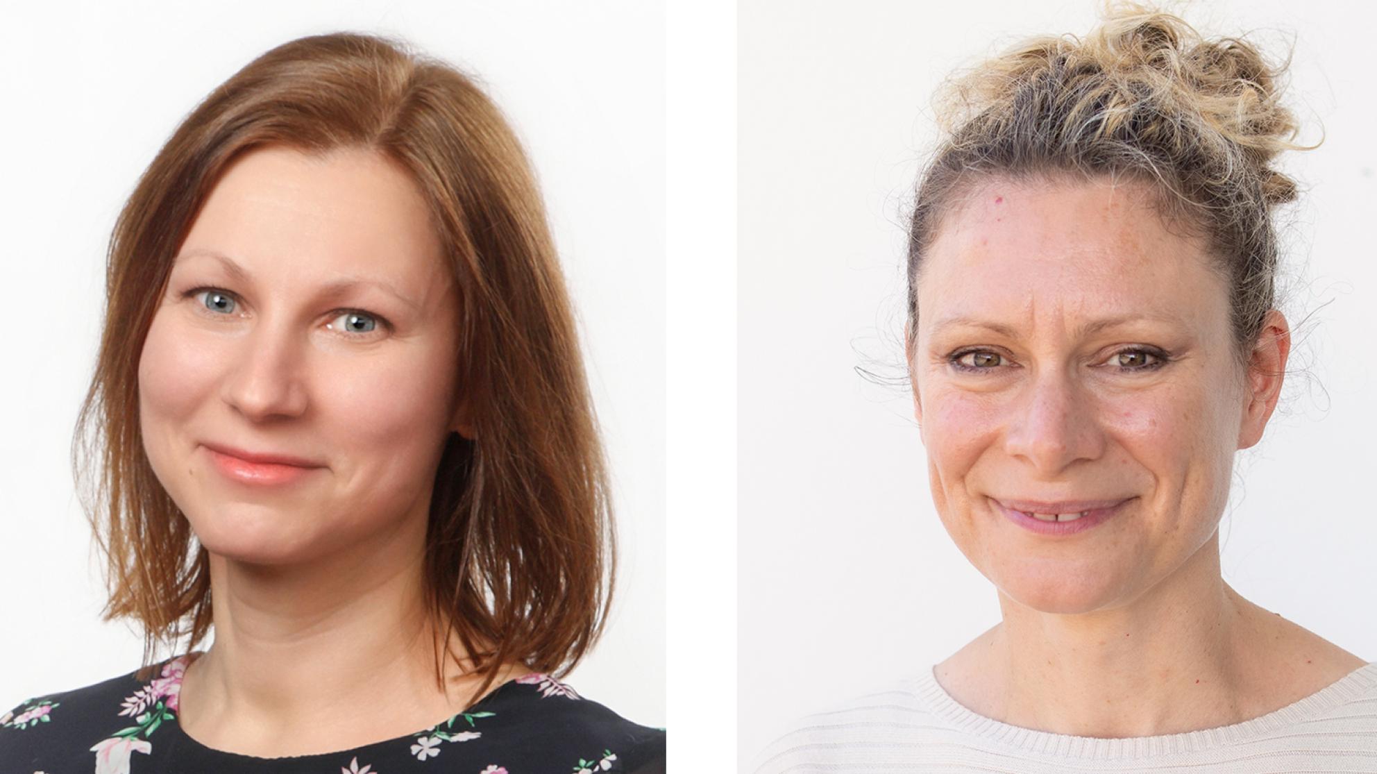 Johanna Hautala ja Rebekah Rousi