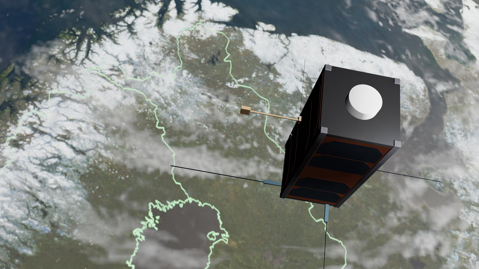 KvarkenSat Pohjoismaiden yllä havainnekuva