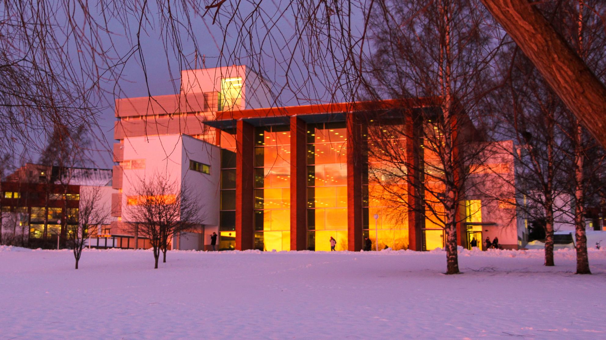 talvikampus - kuva Riikka Kalmi Vaasan yliopisto