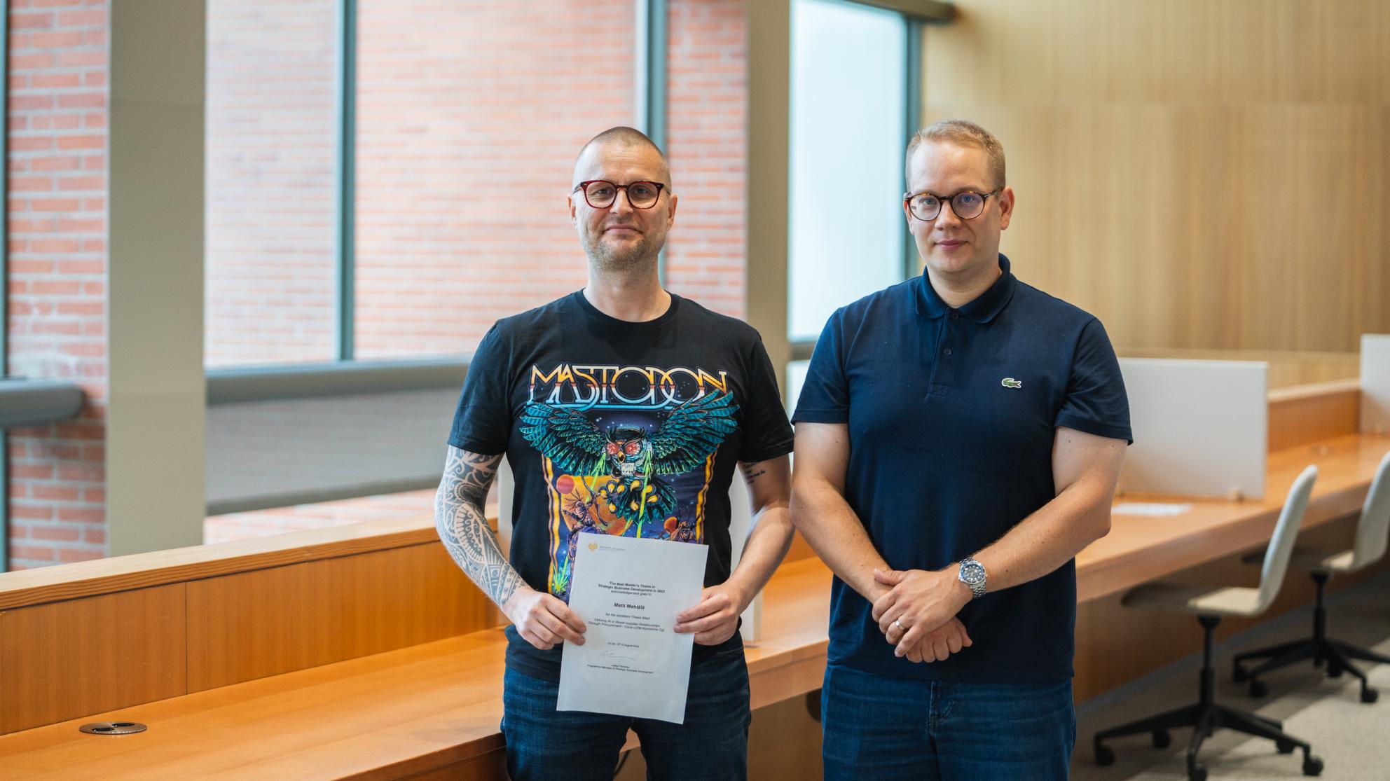 matti mehtälä ja tuomas huikkola