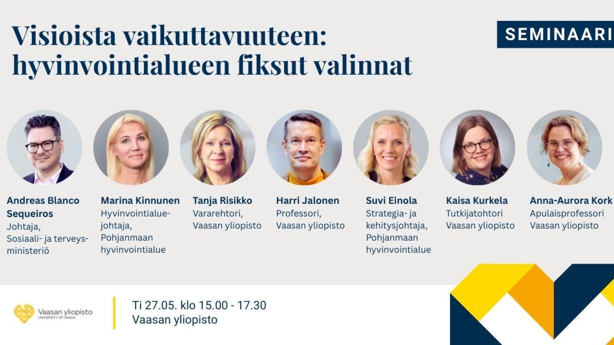 Seminaari Visioista vaikuttavuuteen