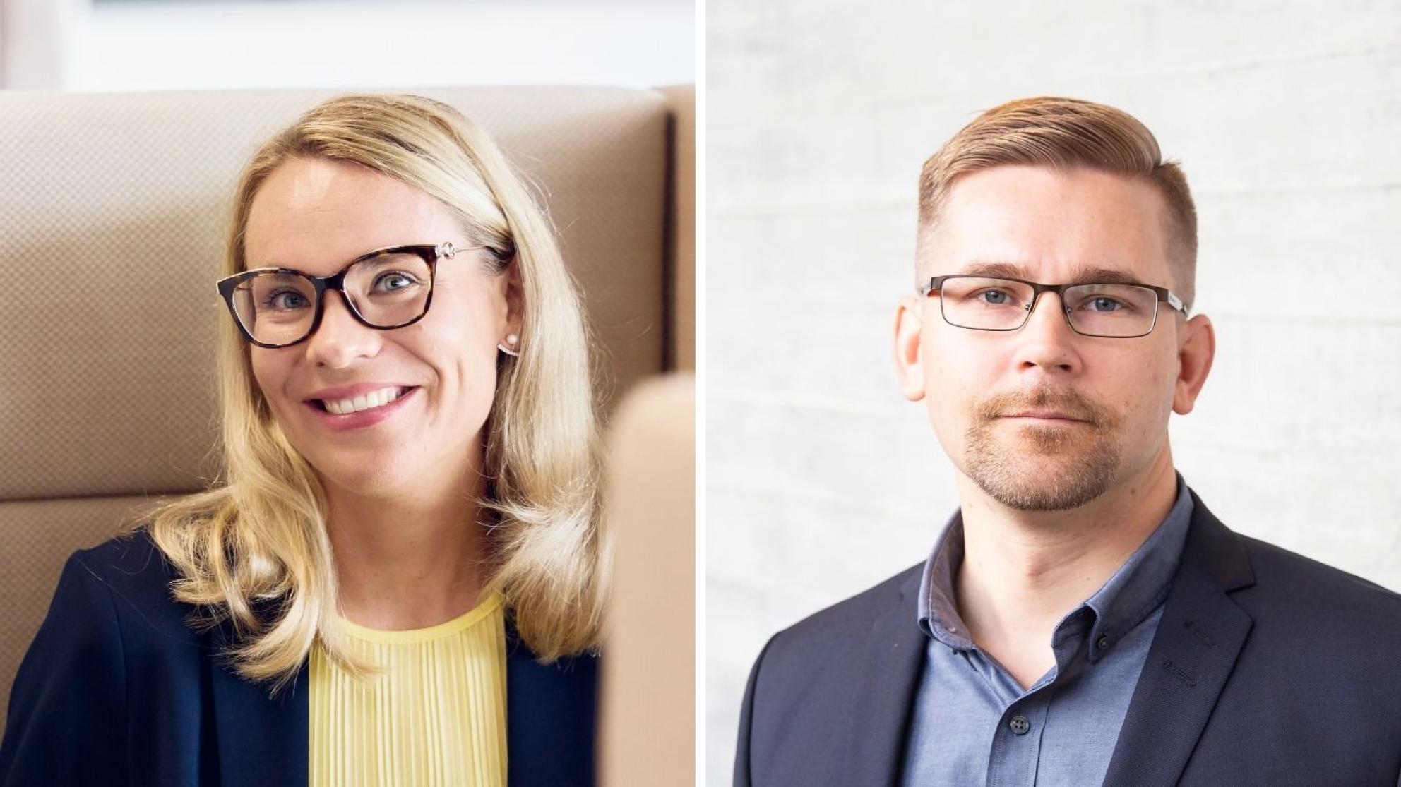 Elina Haapamäki ja Jukka Sihvonen