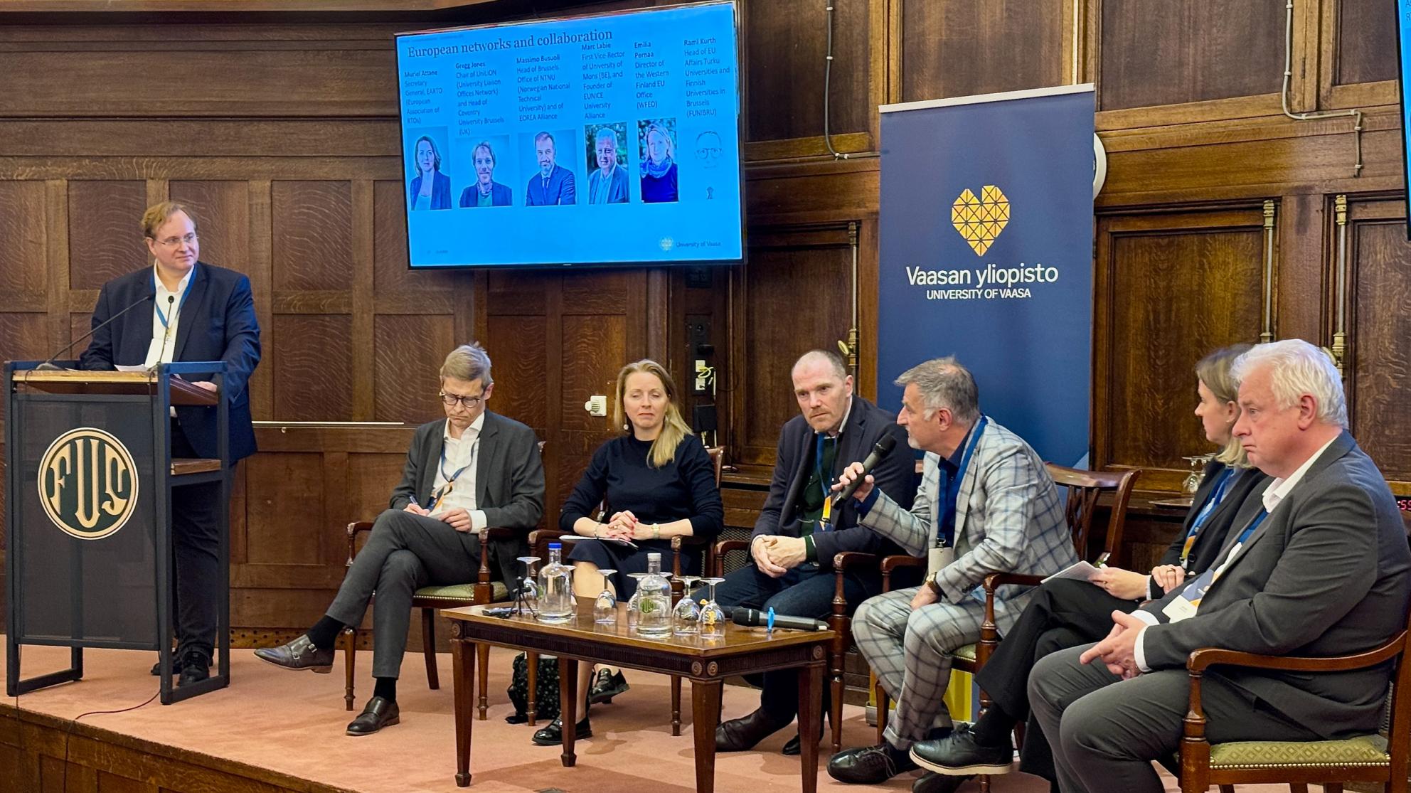 Martin Meyer and a panel