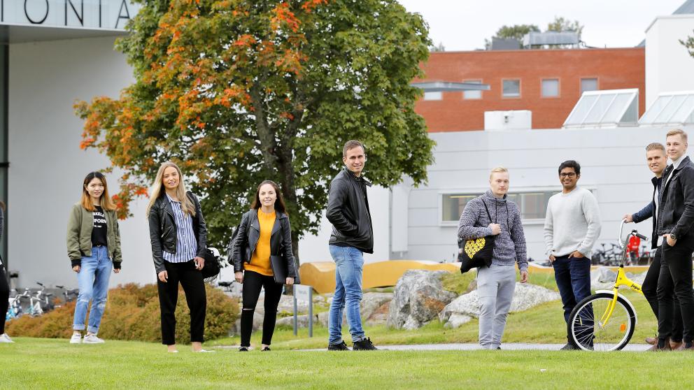 Students at the campus