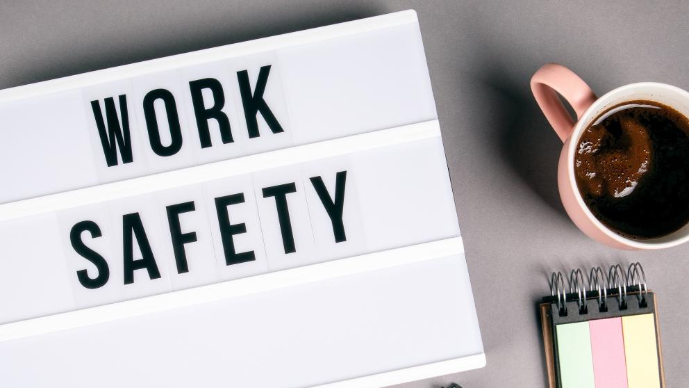 Work safety kyltti