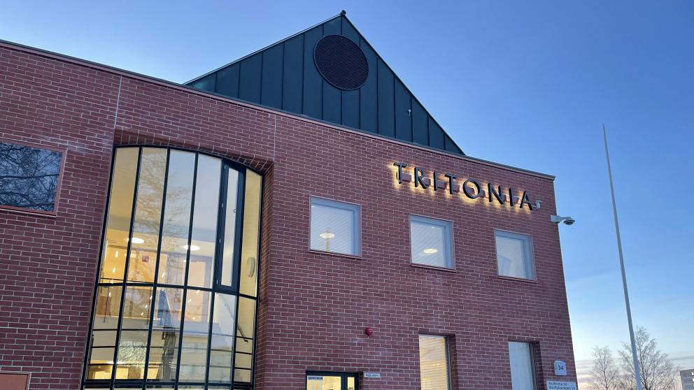 Facade of Tritonia Tritonian pääty