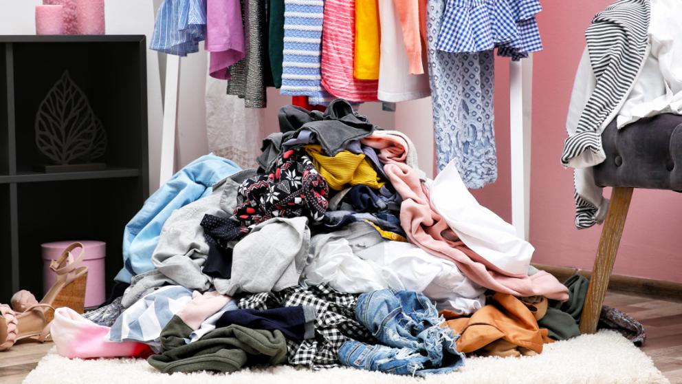 Pile of clothes, Shutterstock