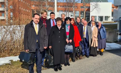 Ambassador Adam Vojtěch and delegation from Czech Academy of Sciences