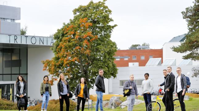 Students at the campus