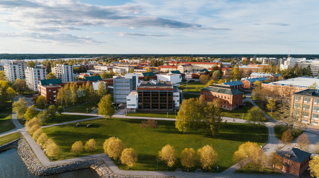 Vaasan yliopiston kampus. 
