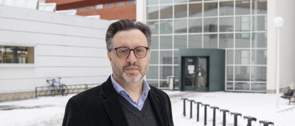 professor at campus
