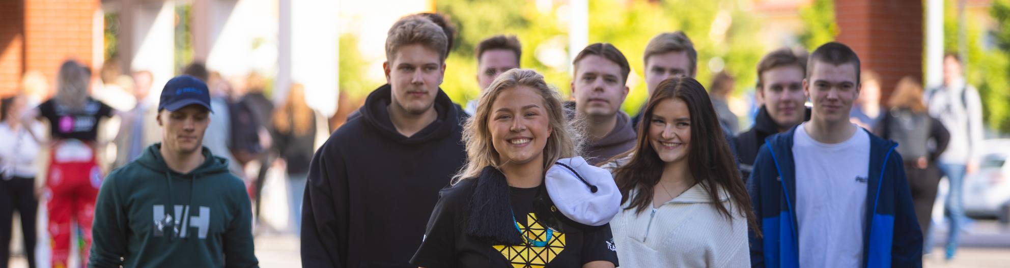 Students at campus