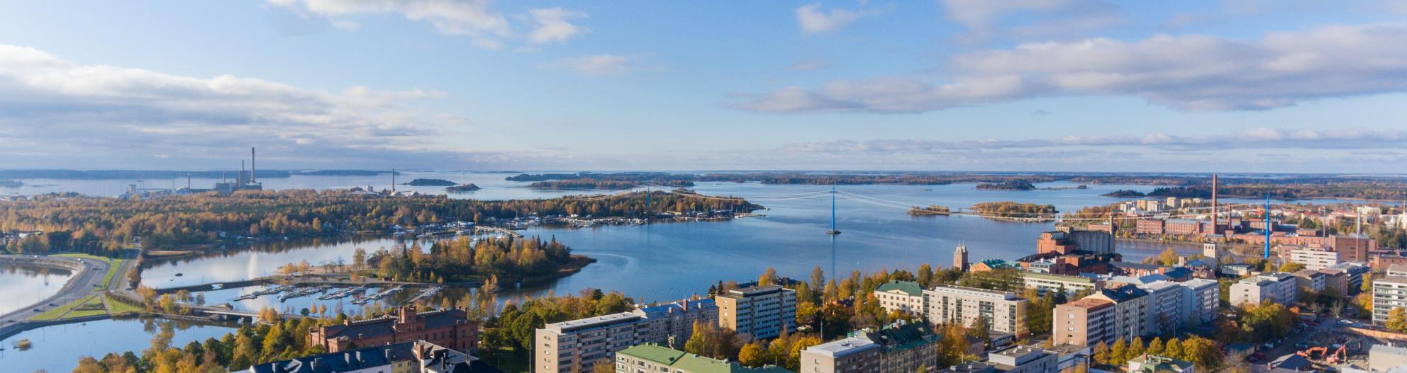 Vaasa autumn city
