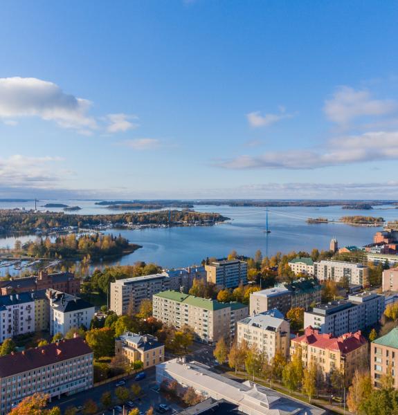 Vaasa autumn city