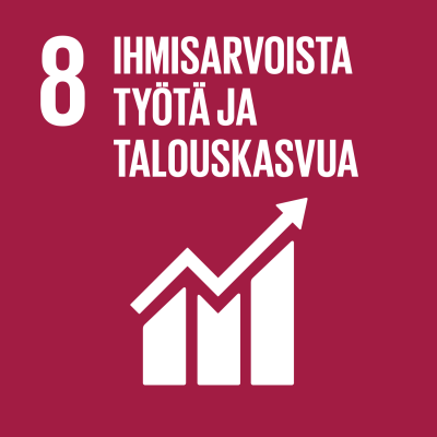 YK:n kestävän kehityksen tavoite: Ihmisarvoista työtä ja talouskasvua
