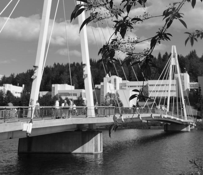 Yliopiston silta yhdistää Jyväskylän yliopiston kampusalueet Yliopiston silta yhdistää Jyväskylän yliopiston kampusalueet