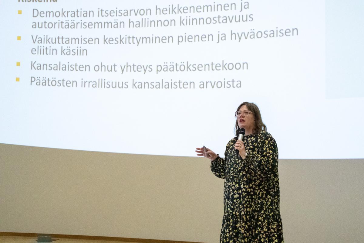 Tutkijatohtori Kaisa Kurkela Vaasan yliopisto