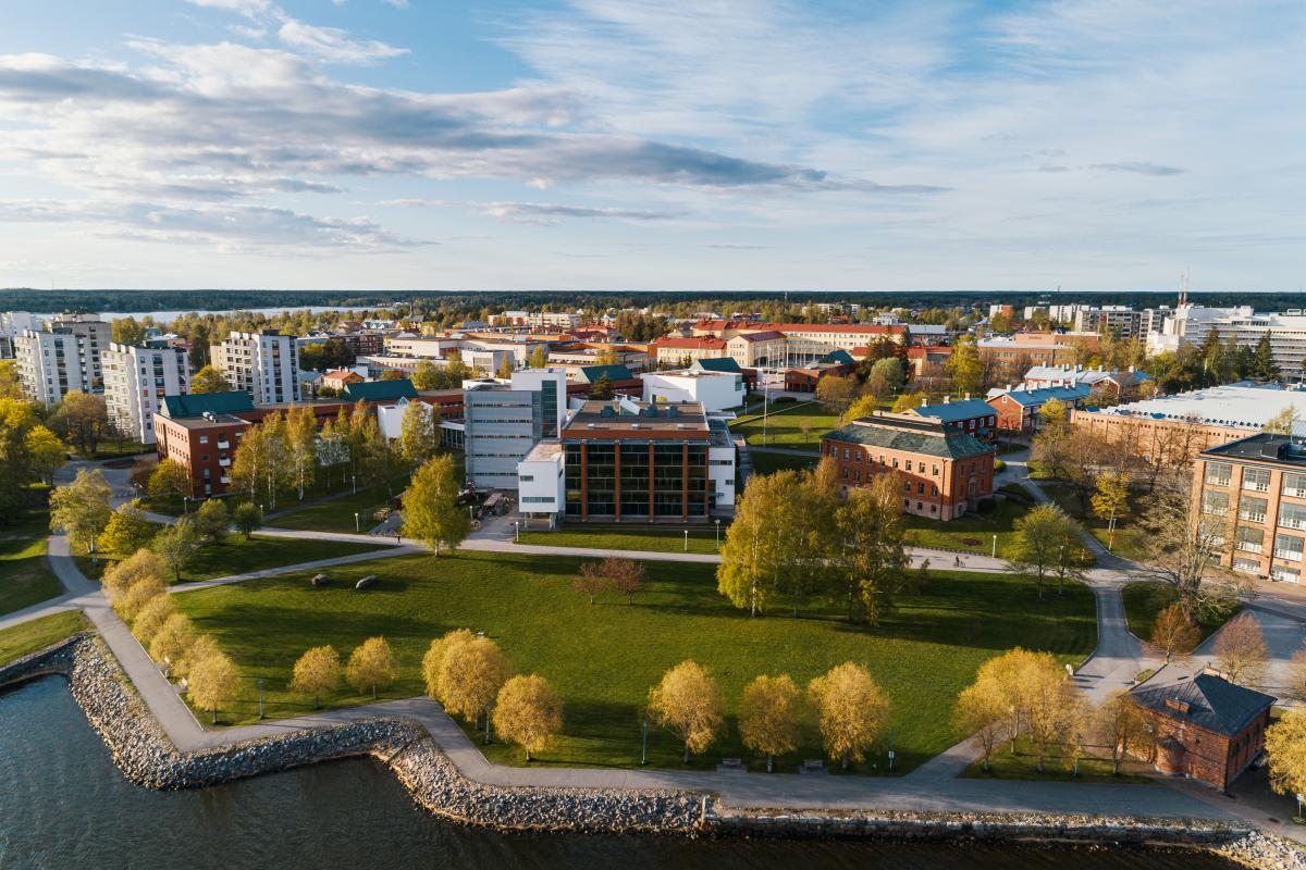 The University of Vaasa campus in Autumn
