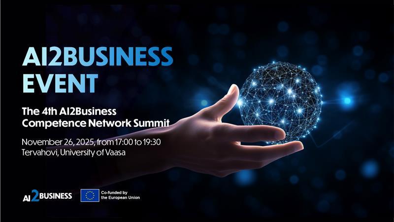 Tapahtumamainos AI2Business