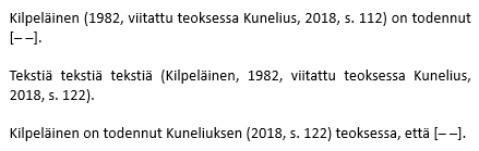 Toissijaisen lähteen merkitseminen