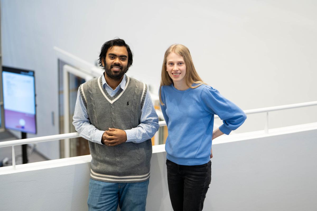 Tareq and Anna have enjoyed their Winter School experience.