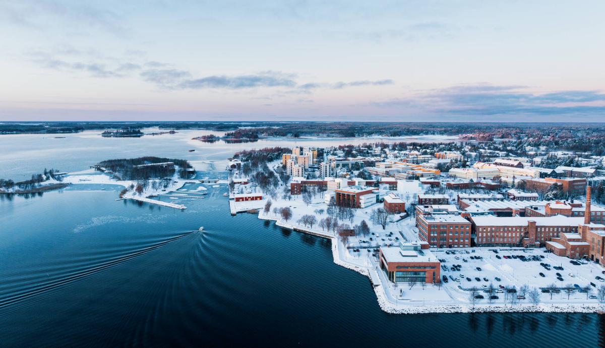 Talvinen Palosaaren kampus