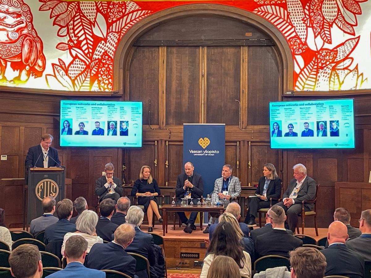 Martin Meyer with panellists