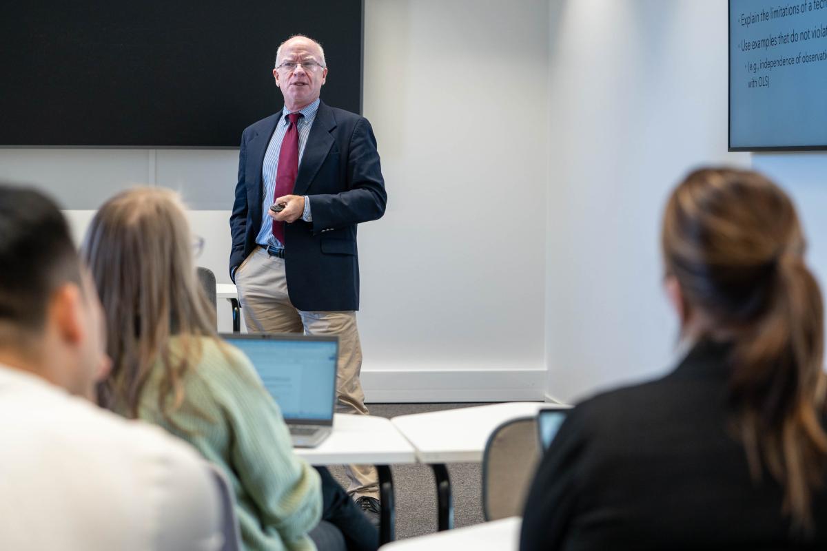 Stewart Miller at the seminar